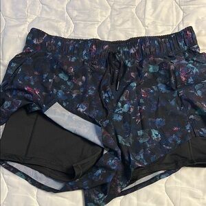 Avia Black and Multicolor Athletic Shorts